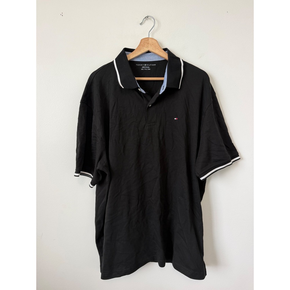 Tommy Hilfiger Men's Black Short Sleeve Polo Shirt – XXL – NWT